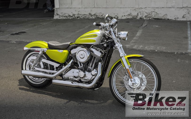 Big Harley-Davidson sportster seventy-two dark custom picture and wallpaper from Bikez.com